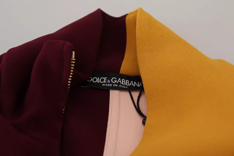 Dolce & Gabbana Multicolor Floral Viscose Full Zip Sweater by Dolce & Gabbana
