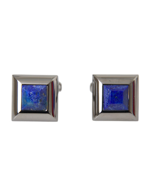 Boutons de manchette Dolce &amp; Gabbana en laiton plaqué argent et cristal