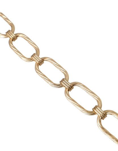 Collier Dolce &amp; Gabbana à gros maillons en laiton doré