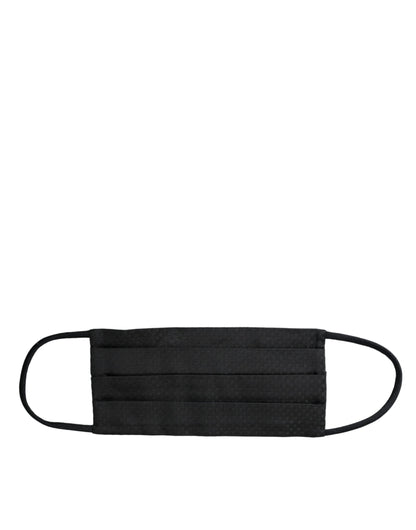 Masque facial ajustable Dolce &amp; Gabbana noir 100 % soie