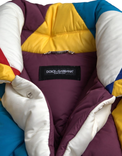 Doudoune coupe-vent multicolore Dolce &amp; Gabbana pour homme