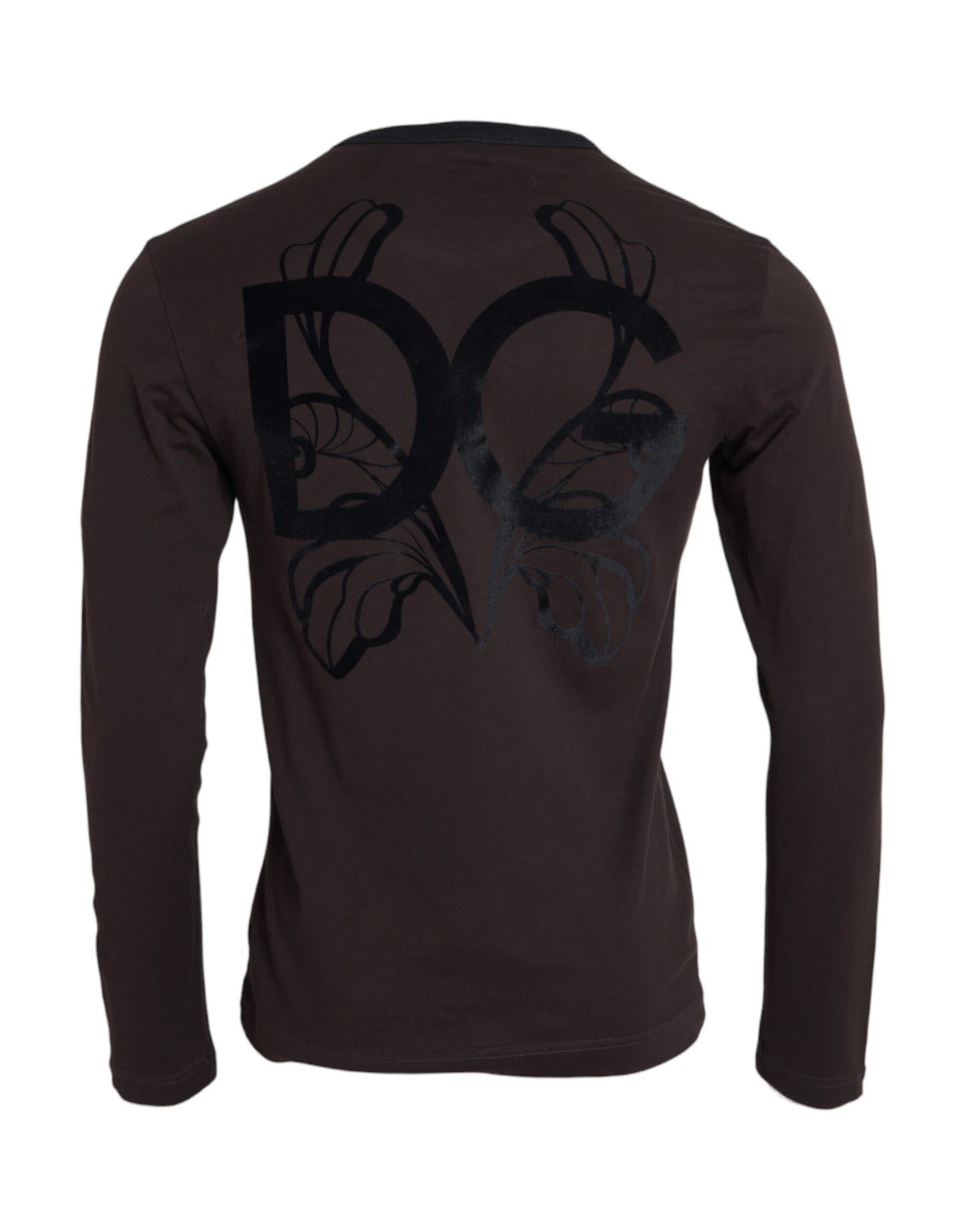 Dolce & Gabbana Brown DG Logo Crewneck Pullover Sweater by Dolce & Gabbana