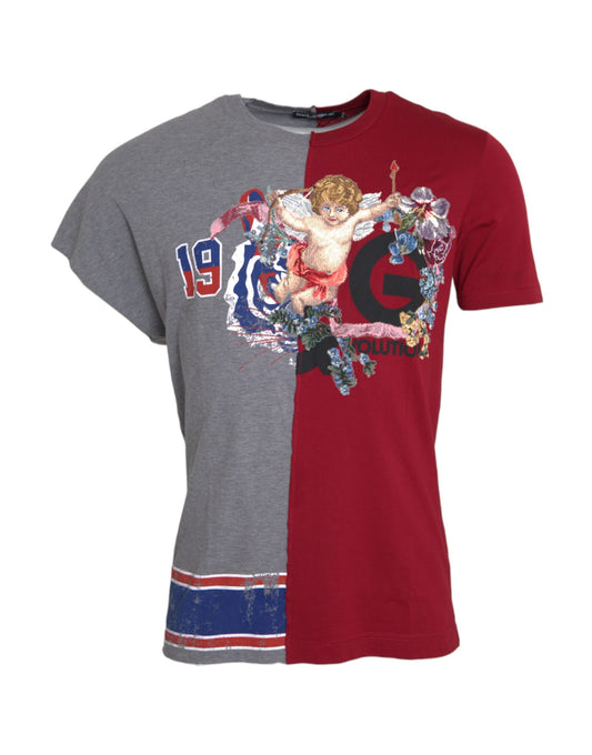 Dolce & Gabbana Multicolor Graphic Short Sleeve T-shirt by Dolce & Gabbana