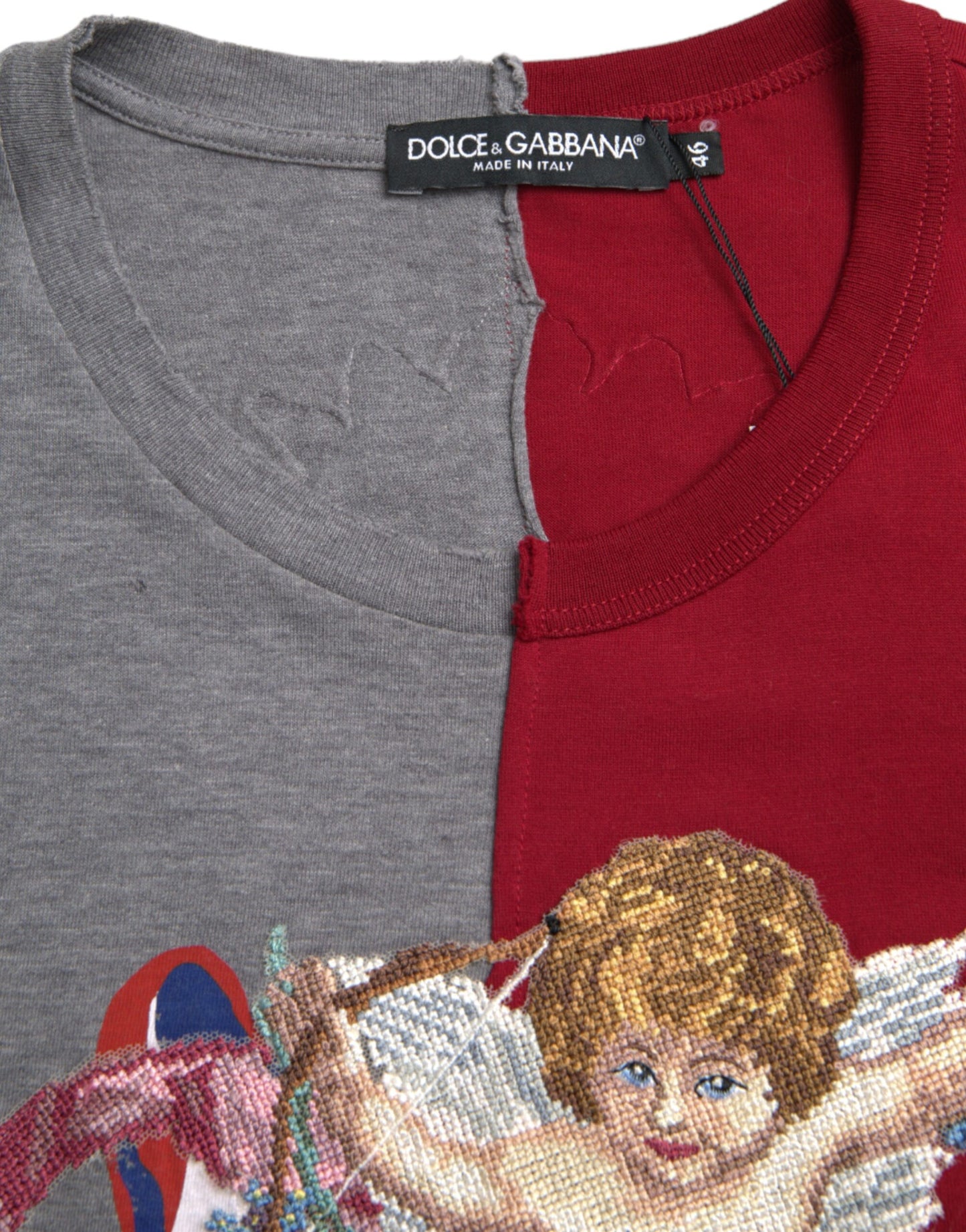 Dolce & Gabbana Multicolor Graphic Short Sleeve T-shirt by Dolce & Gabbana