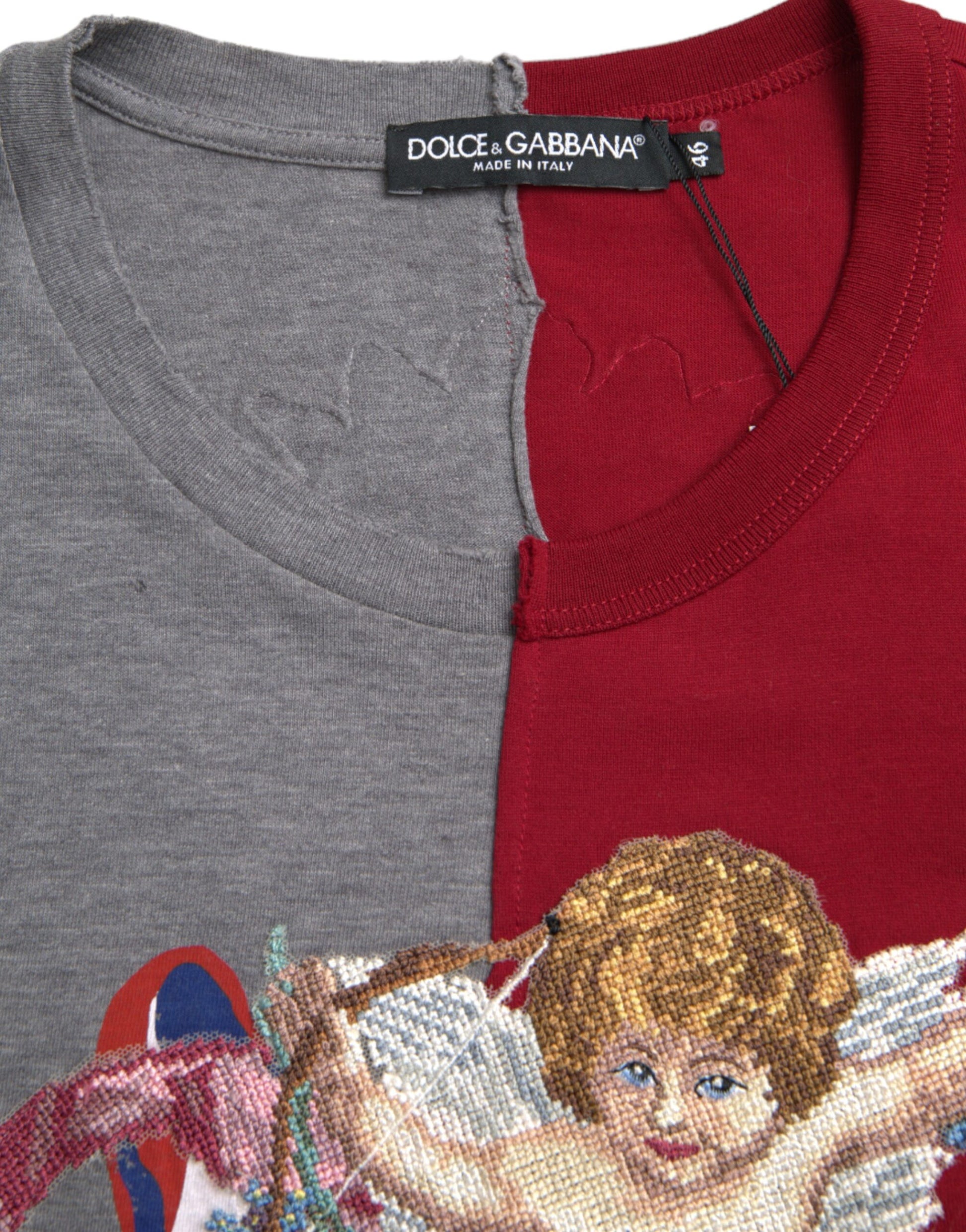 Dolce & Gabbana Multicolor Graphic Short Sleeve T-shirt by Dolce & Gabbana