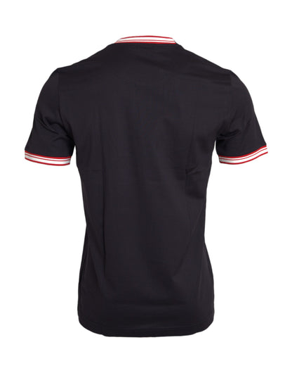 Dolce & Gabbana Black Cotton 2019 Year of the Pig T-shirt by Dolce & Gabbana