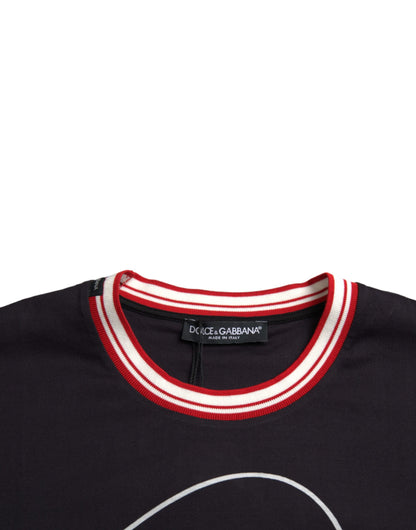Dolce & Gabbana Black Cotton 2019 Year of the Pig T-shirt by Dolce & Gabbana