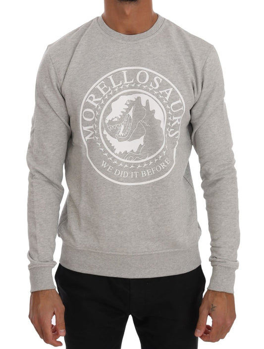 Pull ras du cou en coton chic Morellosaurs de Frankie Morello