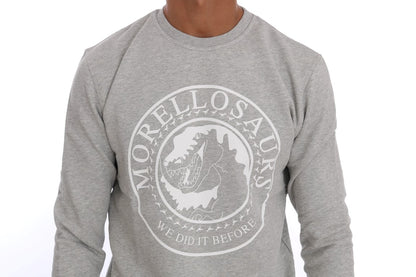 Pull ras du cou en coton chic Morellosaurs de Frankie Morello