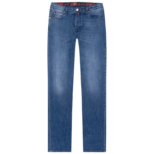 Tramarossa Blue Cotton Men's Jeans by Tramarossa