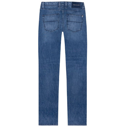 Tramarossa Blue Cotton Men's Jeans by Tramarossa