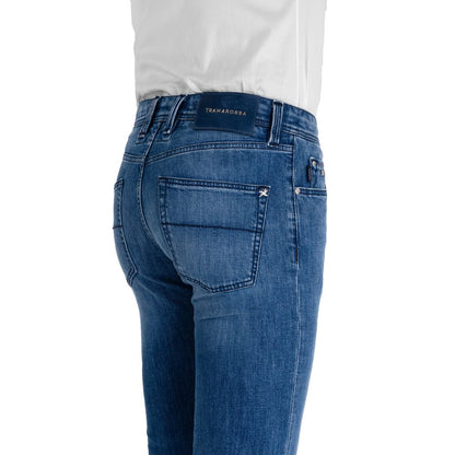 Tramarossa Blue Cotton Men's Jeans by Tramarossa
