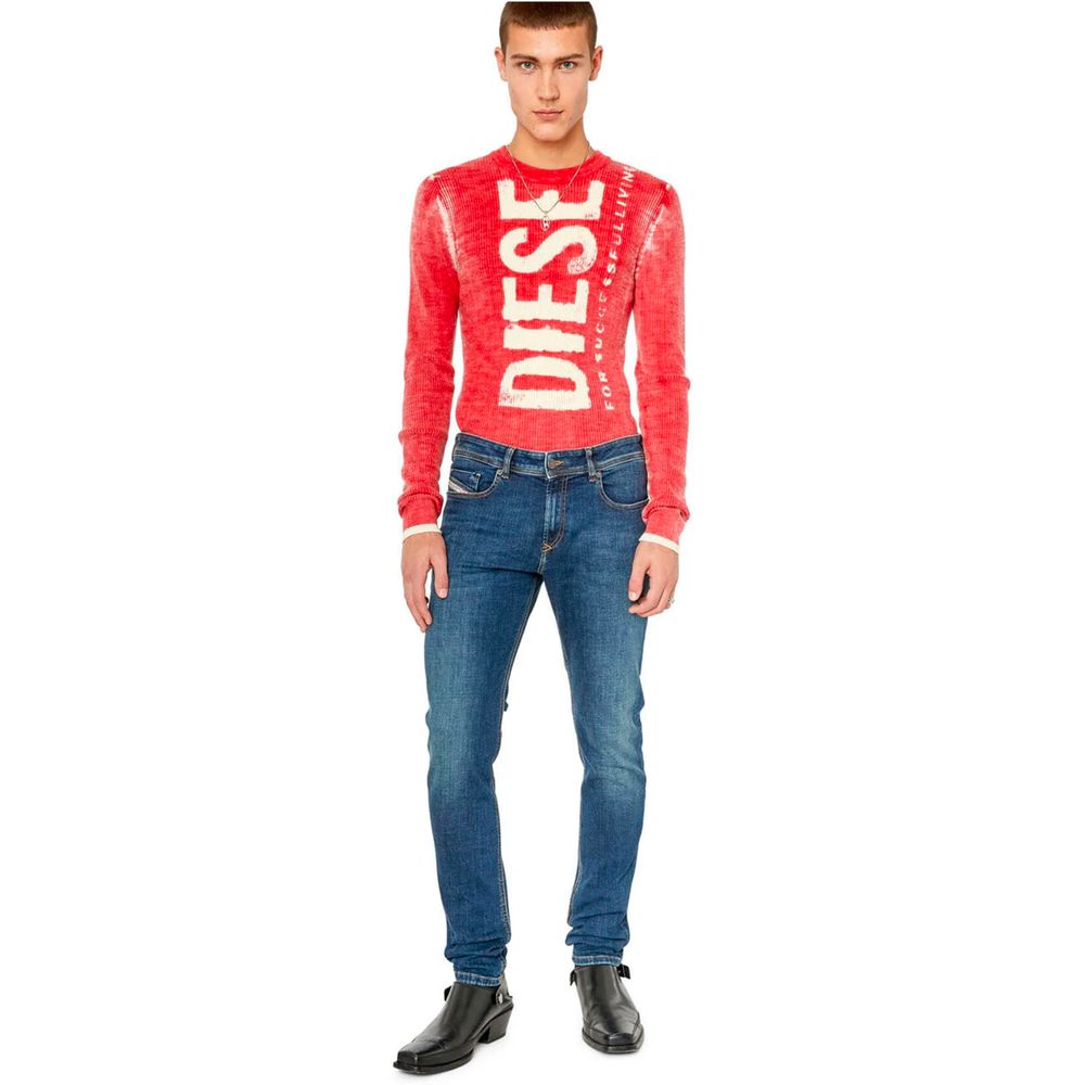 Diesel Blue Cotton Jeans & Pant by Diesel