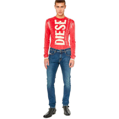 Diesel Blue Cotton Jeans & Pant by Diesel