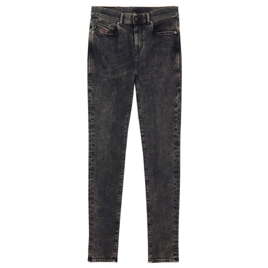 Diesel Black Cotton Jeans & Pant by Diesel