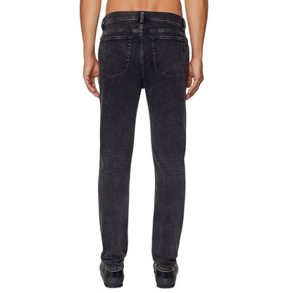 Diesel Black Cotton Jeans & Pant by Diesel