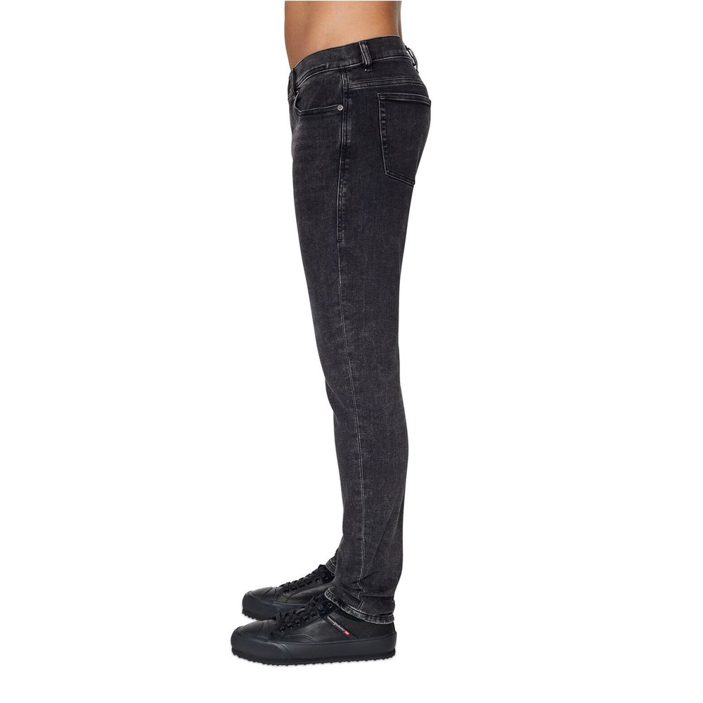 Diesel Black Cotton Jeans & Pant by Diesel