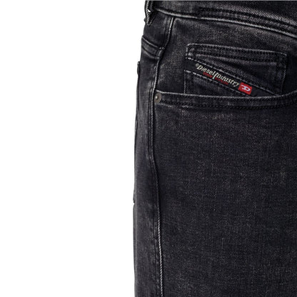 Diesel Black Cotton Jeans & Pant by Diesel