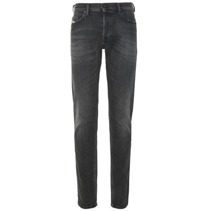 Diesel Black Cotton Jeans & Pant by Diesel
