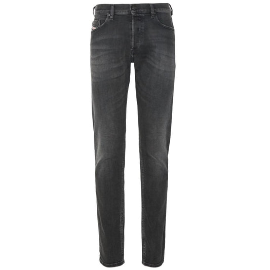 Diesel Black Cotton Jeans & Pant by Diesel