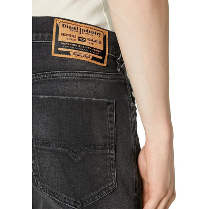 Diesel Black Cotton Jeans & Pant by Diesel