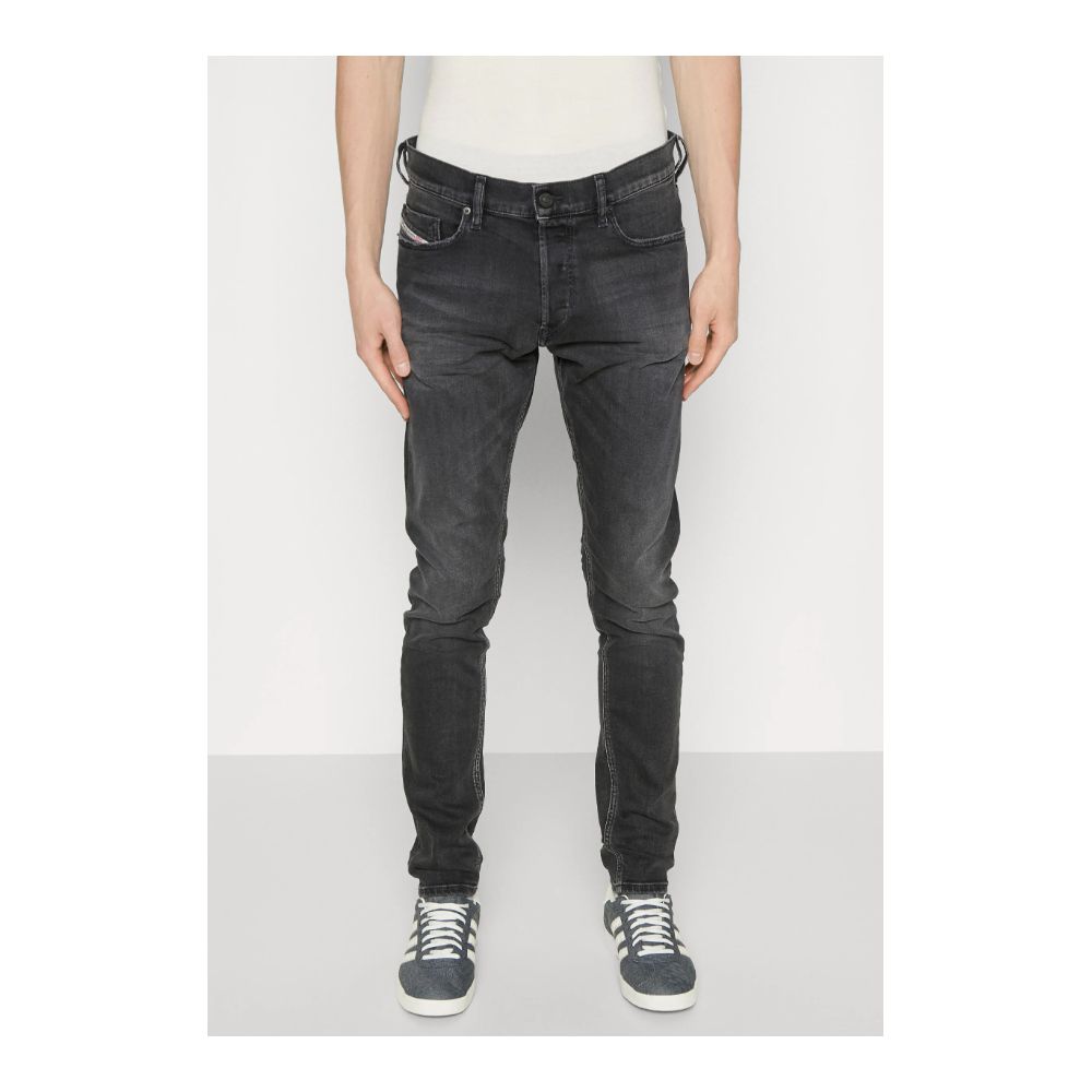 Diesel Black Cotton Jeans & Pant by Diesel