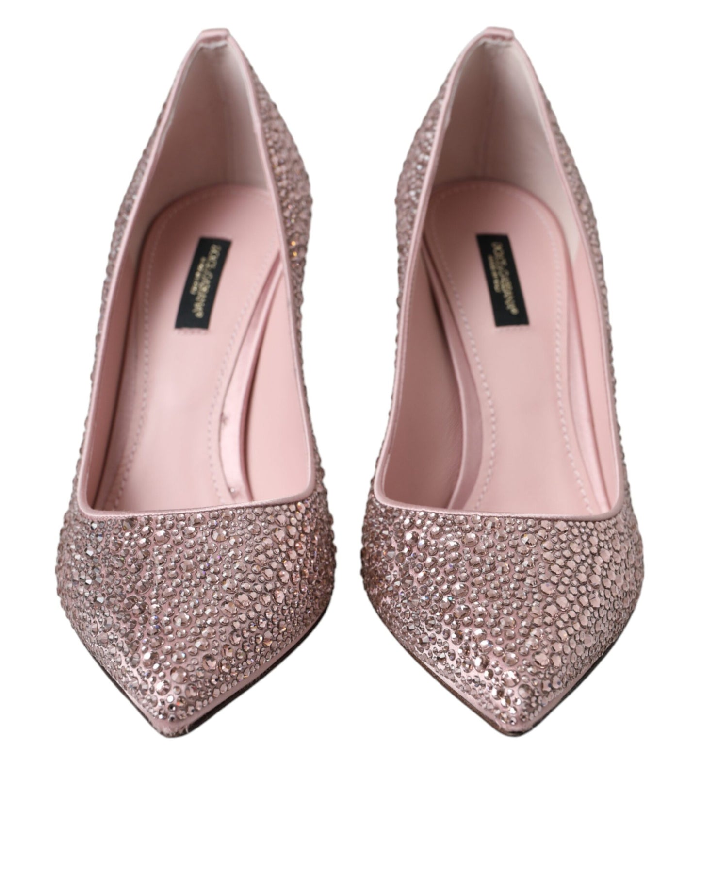 Escarpins Dolce &amp; Gabbana à talons et strass roses