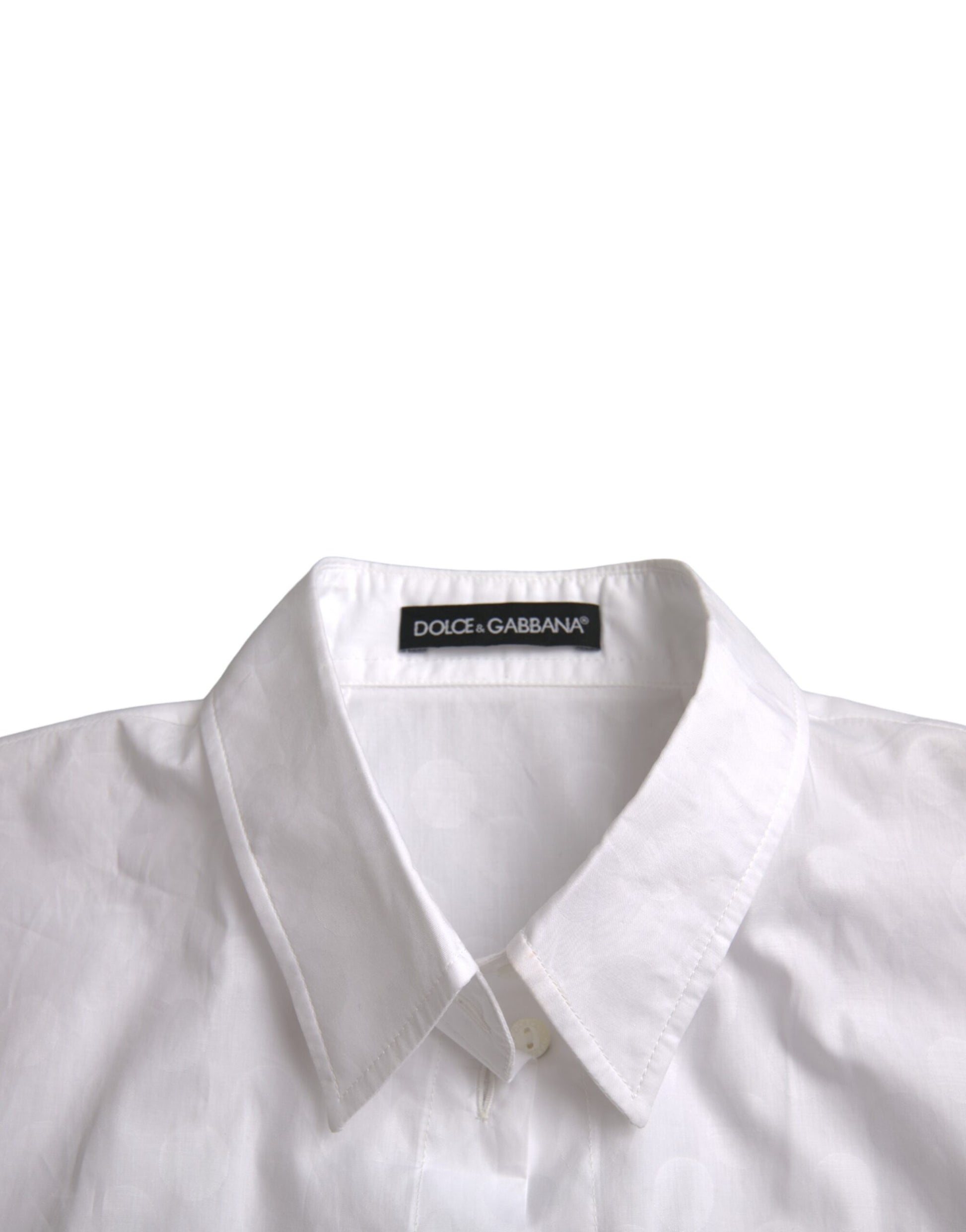 Dolce & Gabbana White Collared Short Sleeve Polo Shirt Top by Dolce & Gabbana