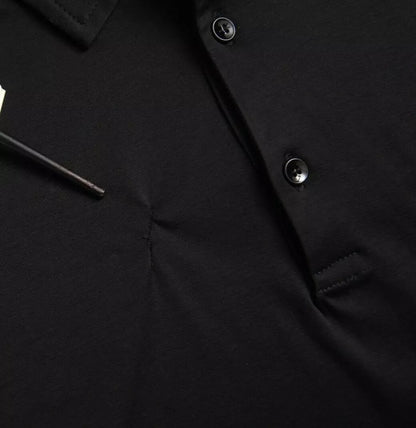Dolce & Gabbana Black Logo Cotton Collared Polo Top T-shirt by Dolce & Gabbana