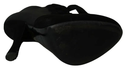 Bottines extensibles en daim noir Dolce &amp; Gabbana