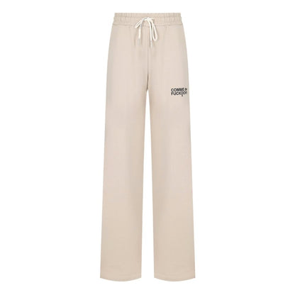 Comme Des Fuckdown Beige Cotton Jeans & Pant by Comme Des Fuckdown