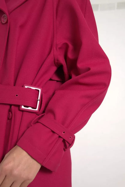 Dolce &amp; Gabbana Trench-coat croisé rose foncé