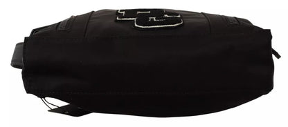 Sac bandoulière Dolce &amp; Gabbana en nylon noir avec logo DG