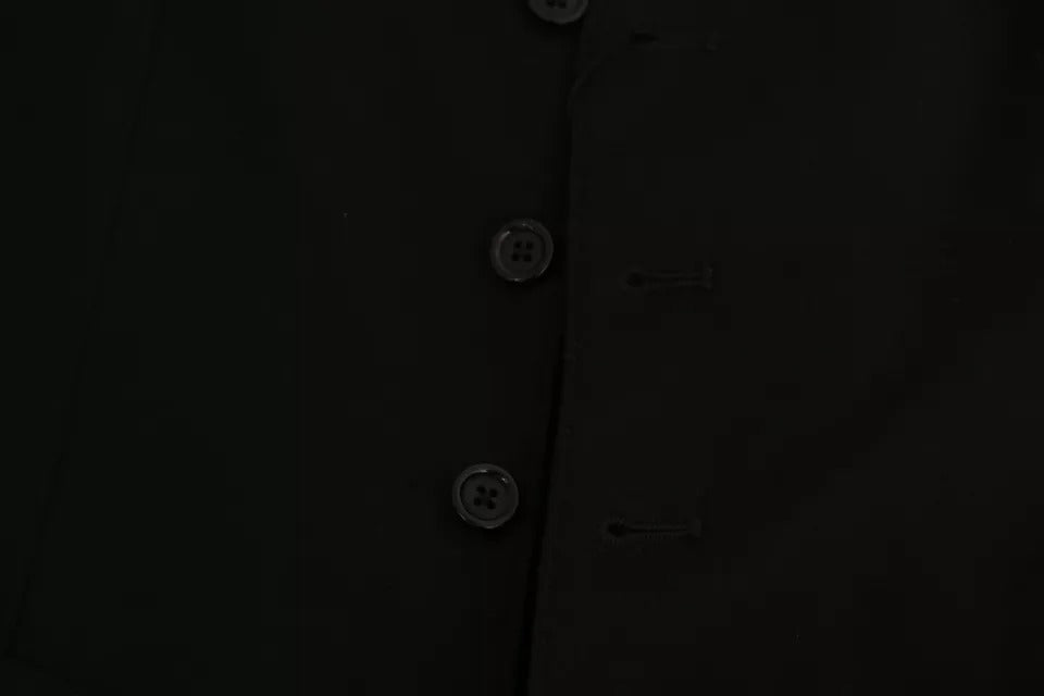 Gilet slim noir uni Dolce &amp; Gabbana STAFF