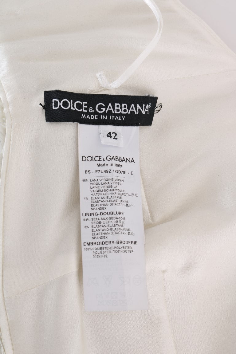 Haut bustier à paillettes Dolce &amp; Gabbana aux tons vibrants