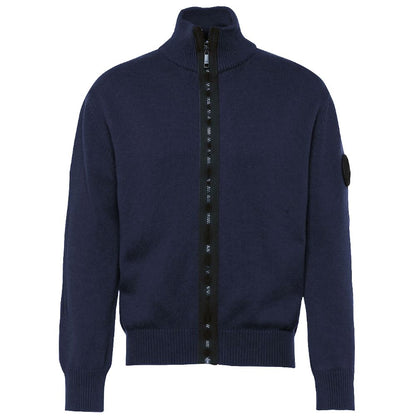 La Martina Blue Cotton Sweater by La Martina