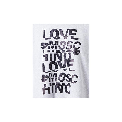 Love Moschino Gray Cotton Women Sweater by Love Moschino