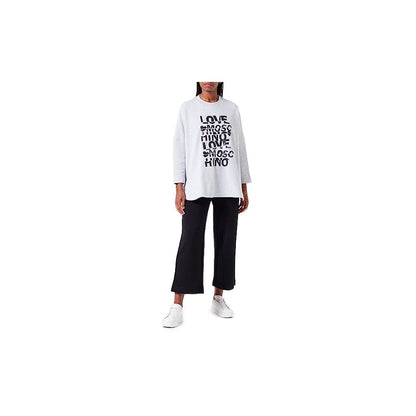 Love Moschino Gray Cotton Women Sweater by Love Moschino