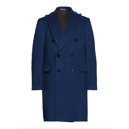Élégant manteau Borgia bleu foncé