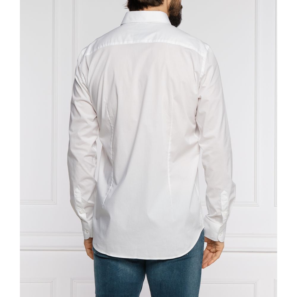 Aeronautica Militare White Cotton Men Shirt by Aeronautica Militare