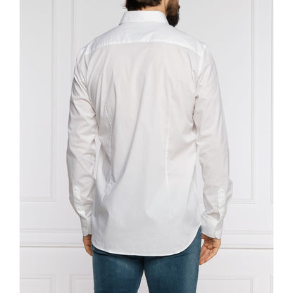 Aeronautica Militare White Cotton Men Shirt by Aeronautica Militare