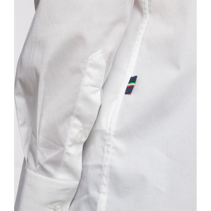 Aeronautica Militare White Cotton Men Shirt by Aeronautica Militare