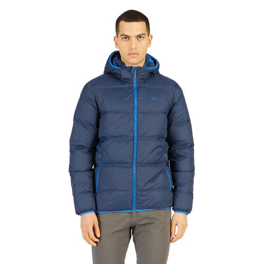 Veste en nylon bleu pour homme La Martina