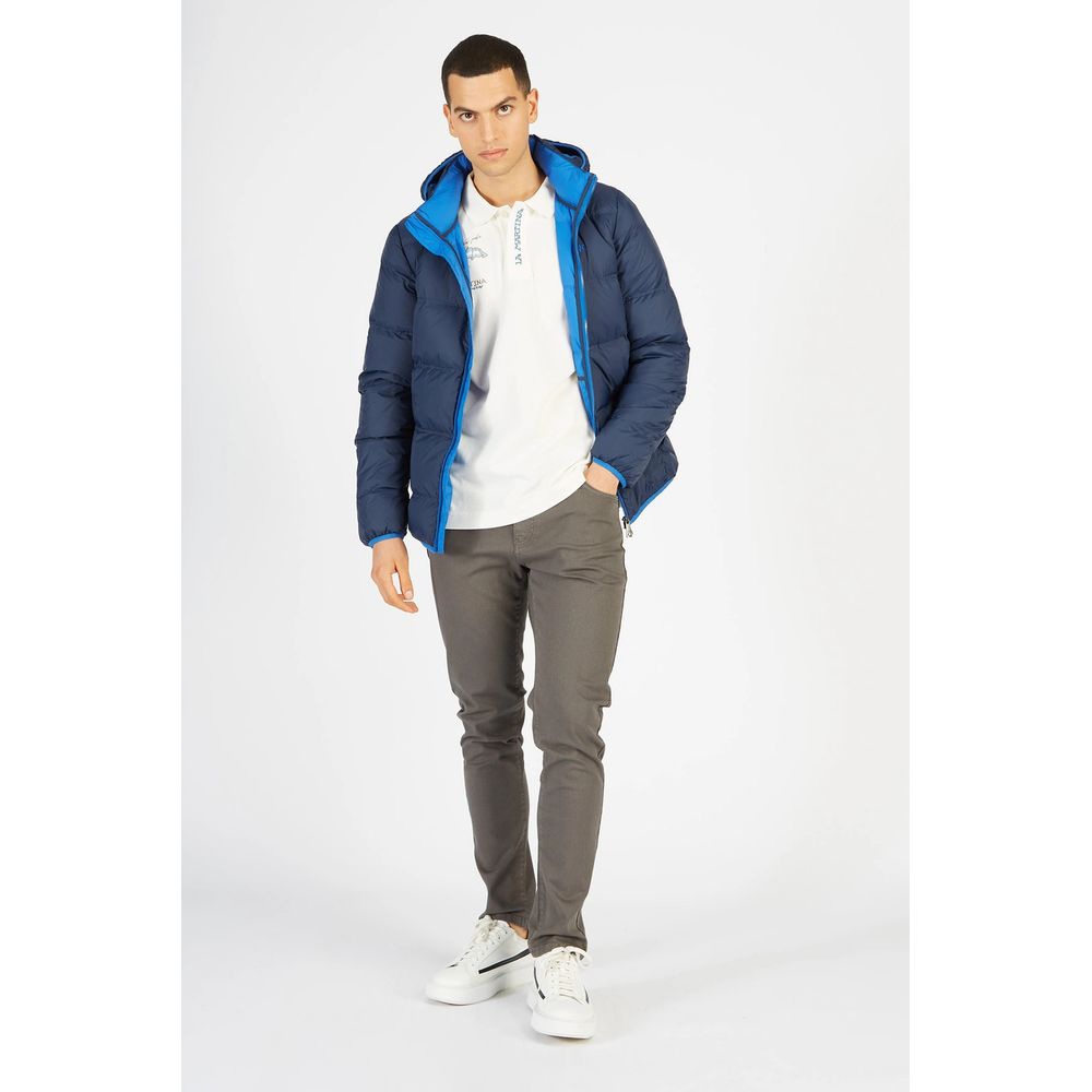 Veste en nylon bleu pour homme La Martina