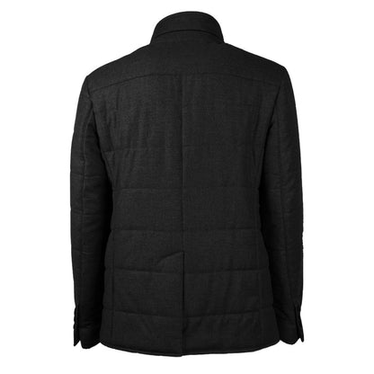 Manteau élégant en laine et cachemire pour homme, fabriqué en Italie
