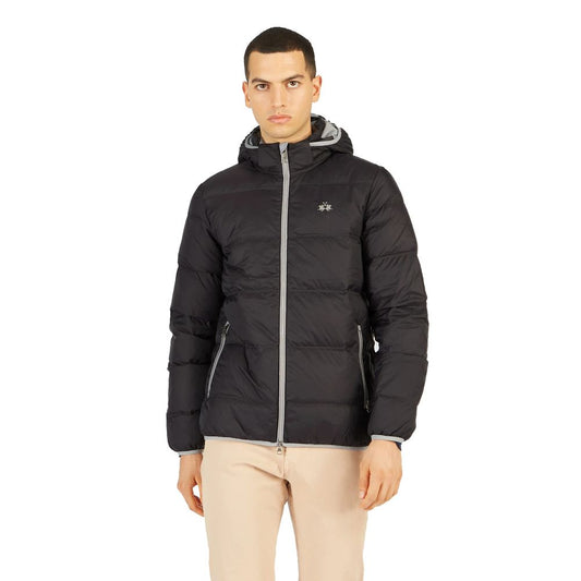 Veste homme en nylon noir La Martina