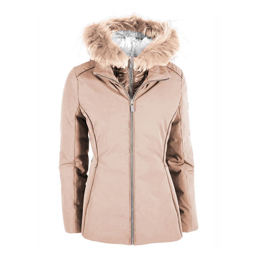 Veste femme en polyamide beige Yes Zee