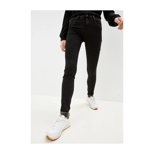 Love Moschino Black Cotton Women Jeans by Love Moschino