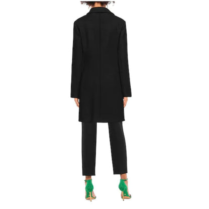 Manteau en laine noire Love Moschino pour femme