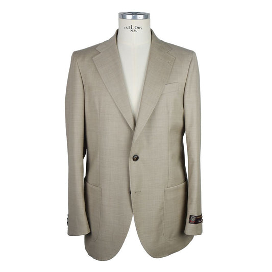 Emilio Romanelli Veste Homme Laine Beige